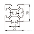 Industrial Aluminum Extrusion 4040 aluminum European standard Black workbench bracket Manufactory